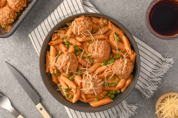 Beef Meatballs and Vodka-Style Penne Recipe - Home Chef