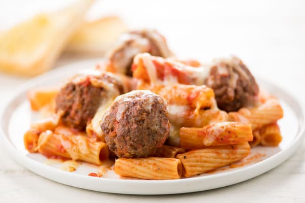 Rigatoni Meatball Bake Recipe - Home Chef