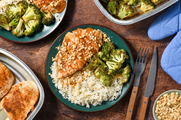 ベンダンディー　ボークス　1/8 ミラクルクッキング Peanut Chicken and Garlicky Broccoli Recipe - Home Chef