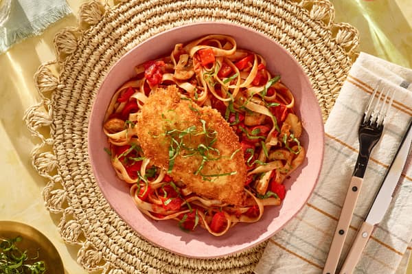 Cacciatore-Style Chicken Milanese