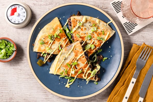 Korean BBQ Beef Quesadilla