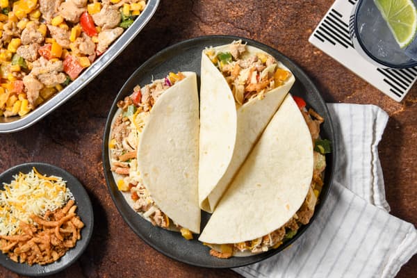Chicken and Corn Tacos