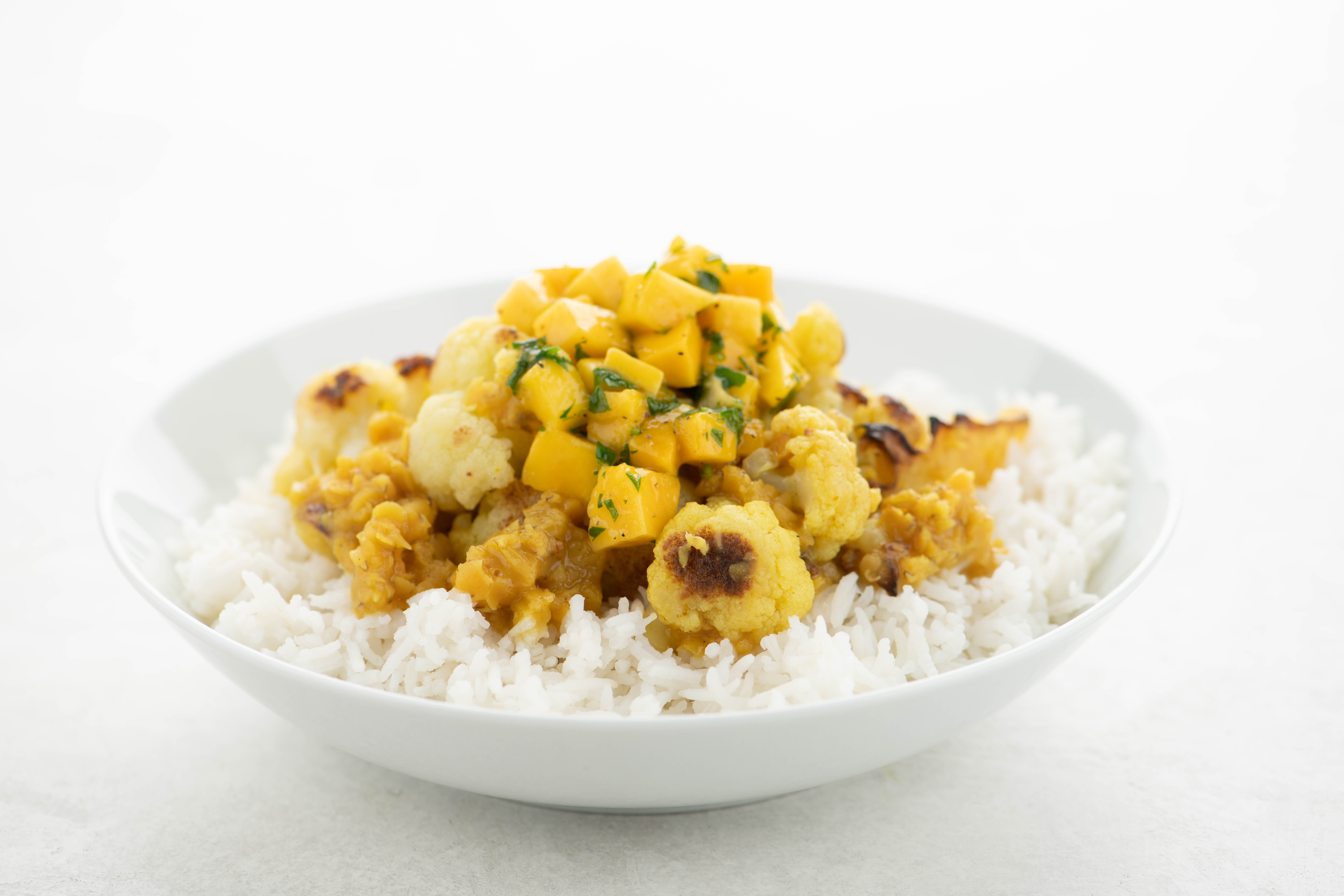 Coconut Cauliflower Curry and Basmati Rice Recipe - Home Chef