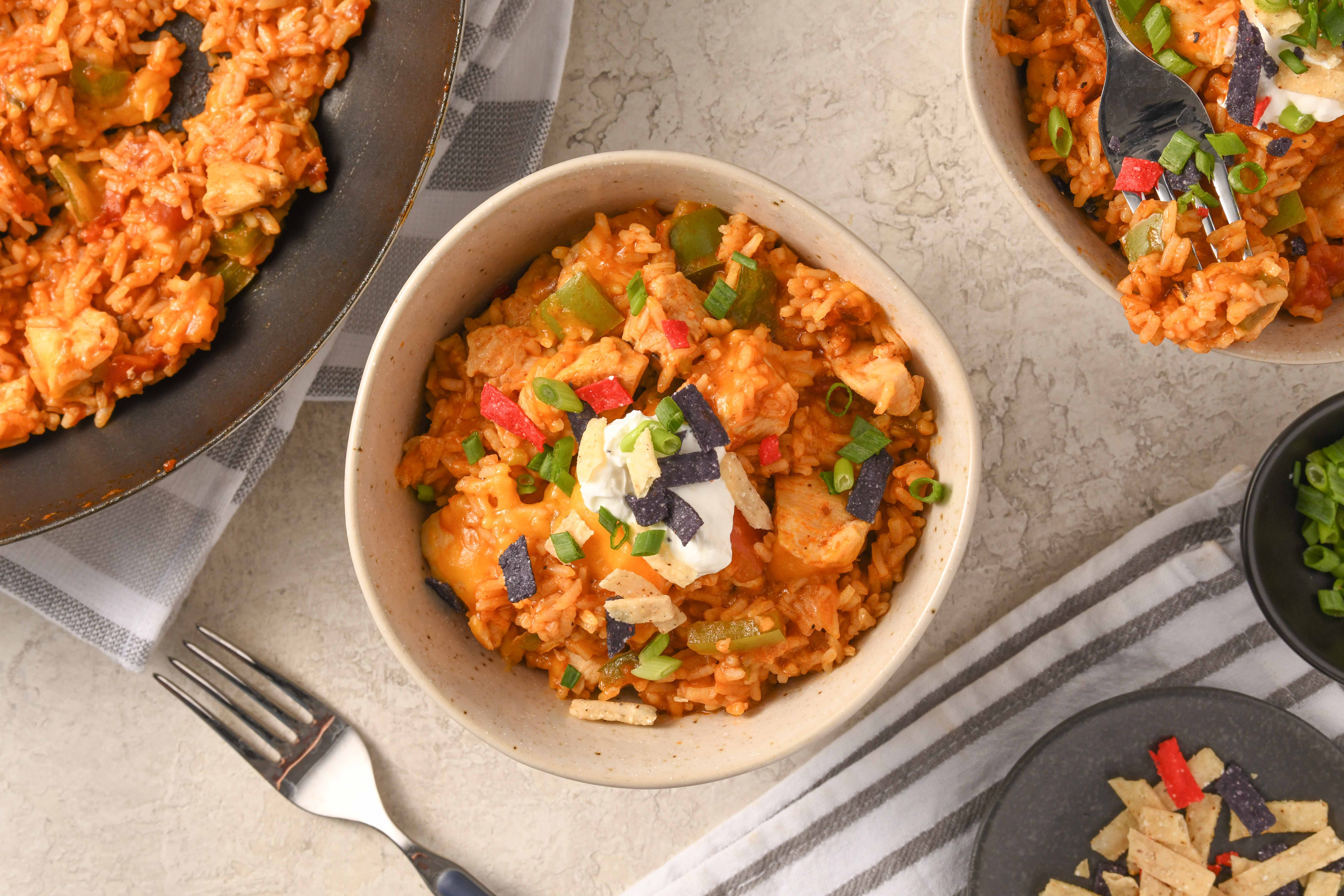 One-Pan Cheesy Arroz con Pollo Recipe - Home Chef