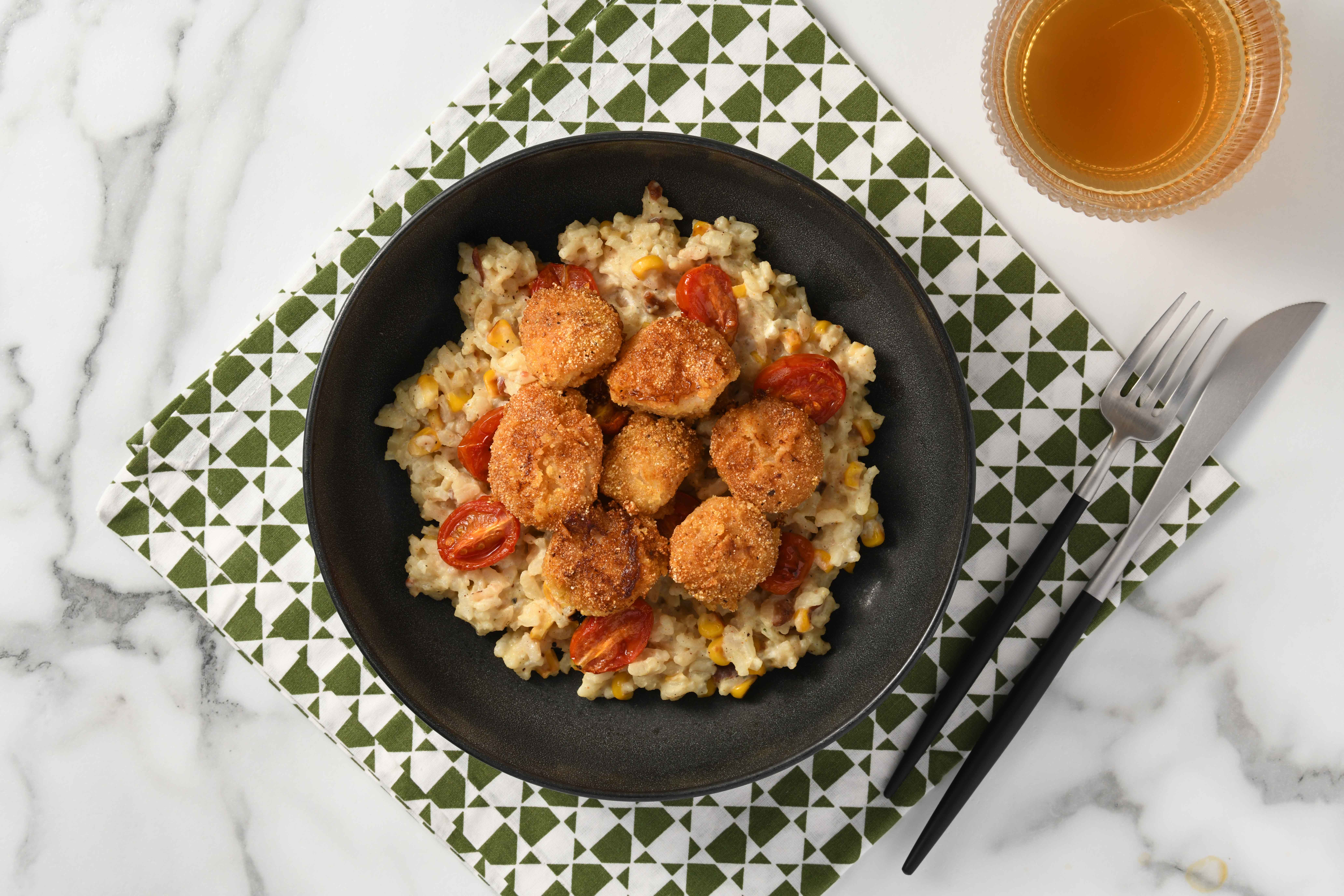 Low-Country-Style Scallop Risotto Recipe - Home Chef