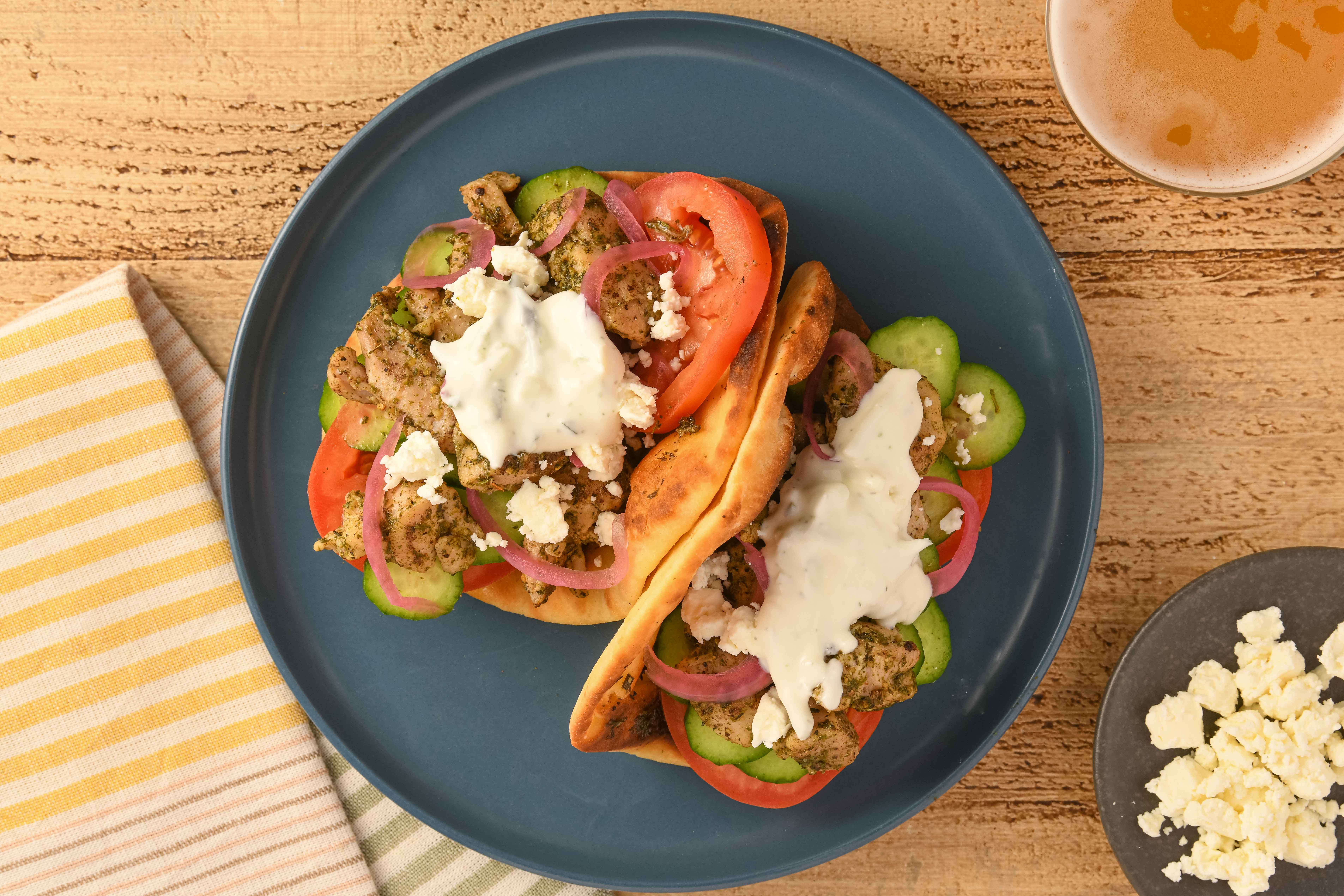 Chicken Thigh Gyros Recipe - Home Chef
