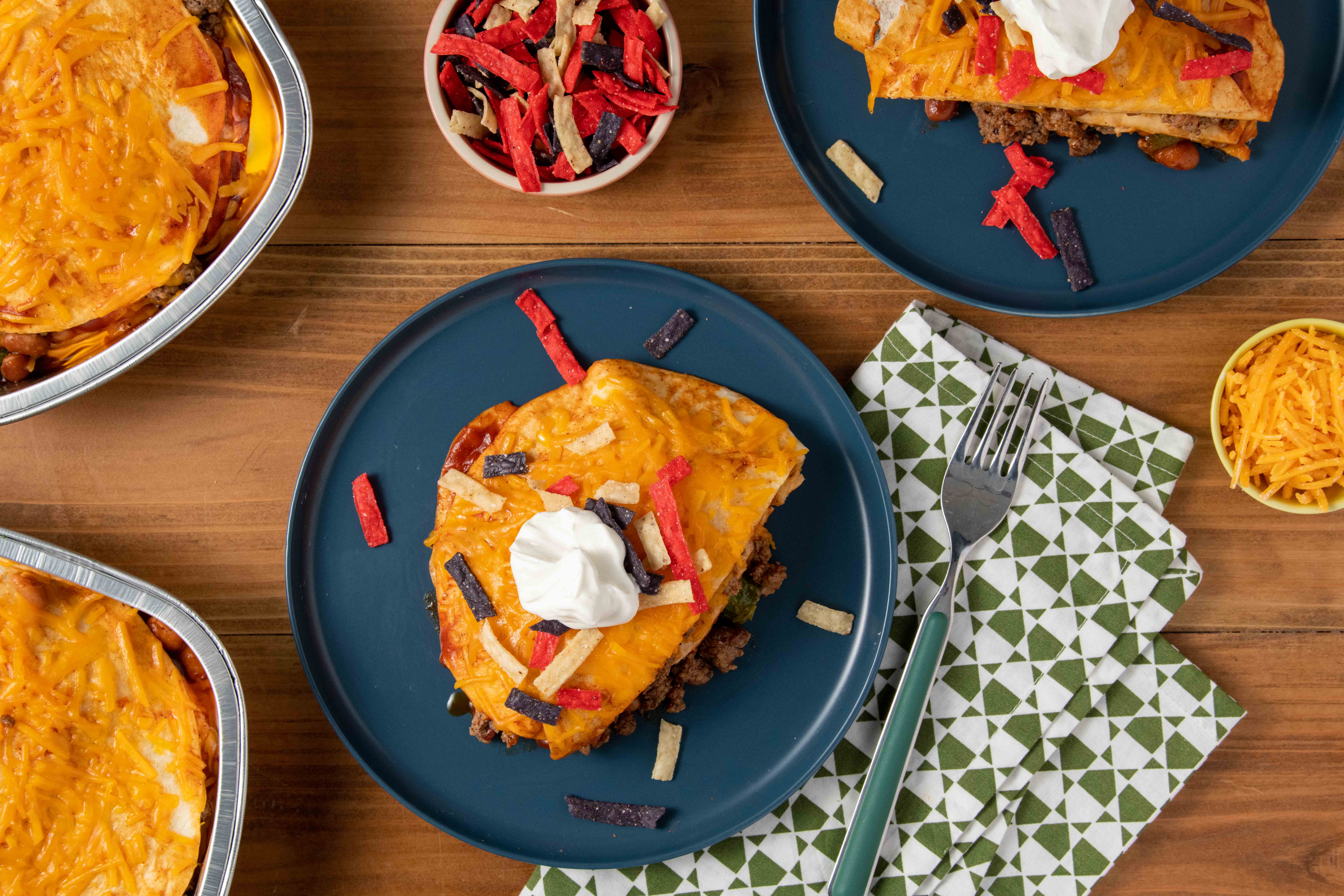 Cheesy Beef Enchilada Bake Recipe Home Chef