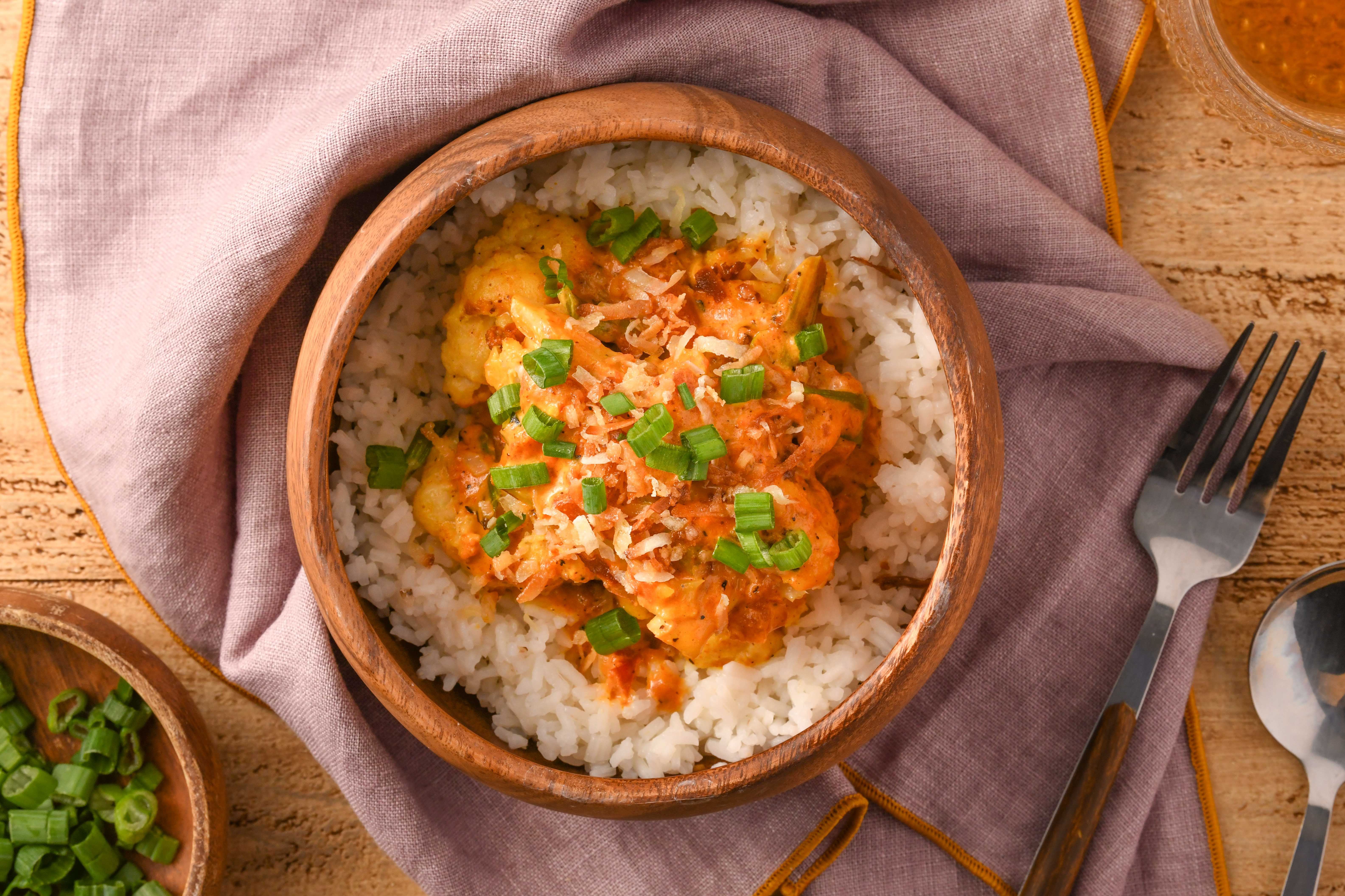 Cauliflower Curry Rice Bowl Recipe - Home Chef