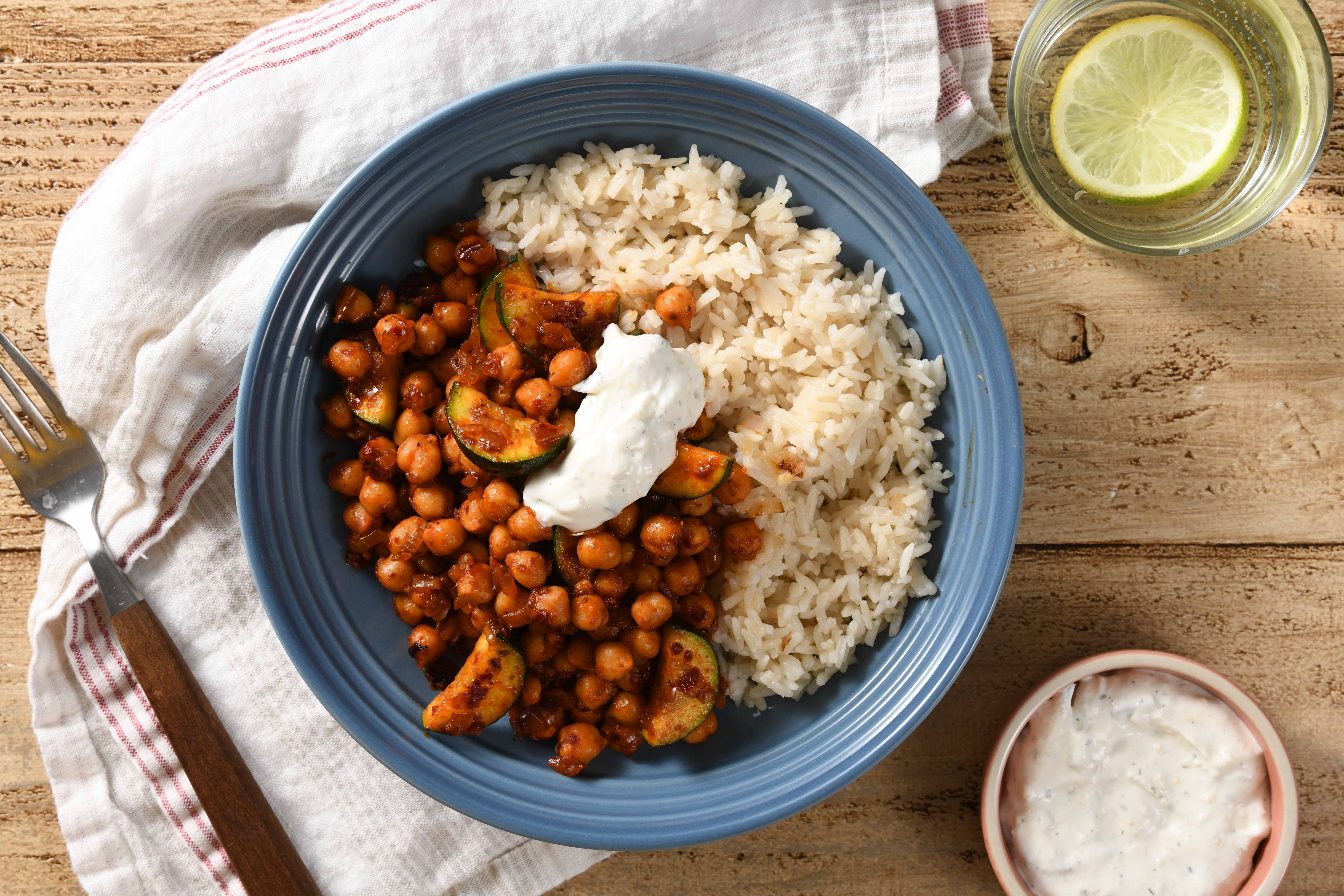 Moroccan-Style Chickpea Rice Bowl Recipe - Home Chef