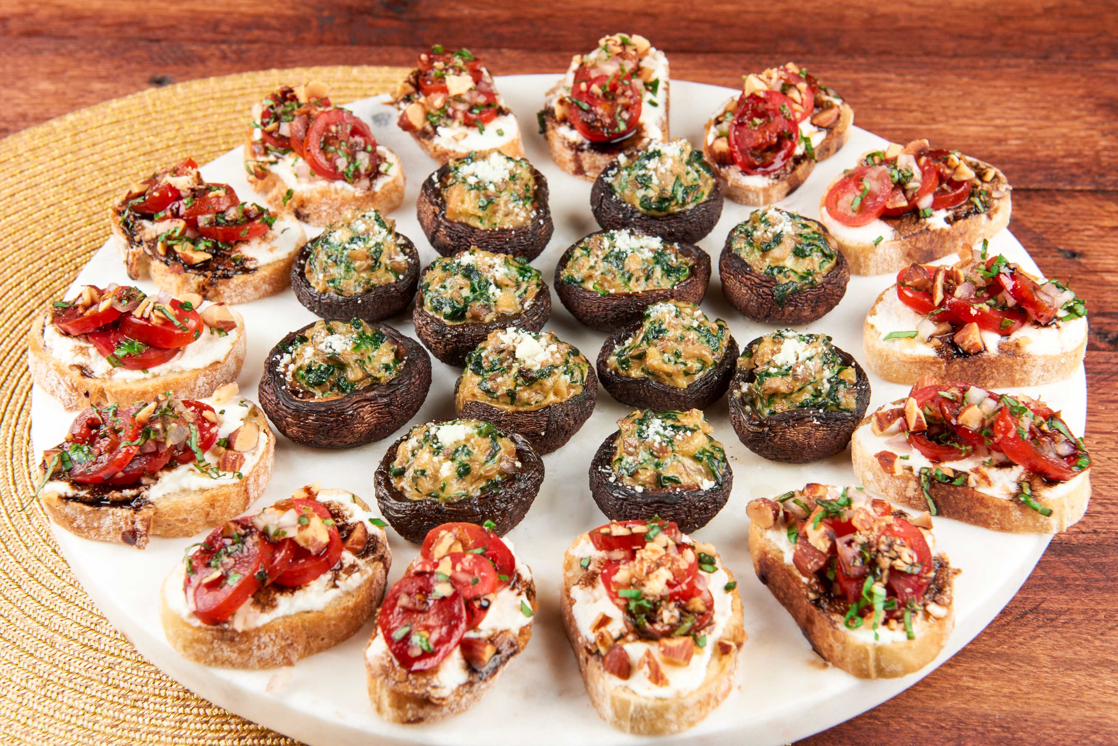 New Year’s Eve Veggie Appetizers (Appetizers for 6-8) Recipe - Home Chef