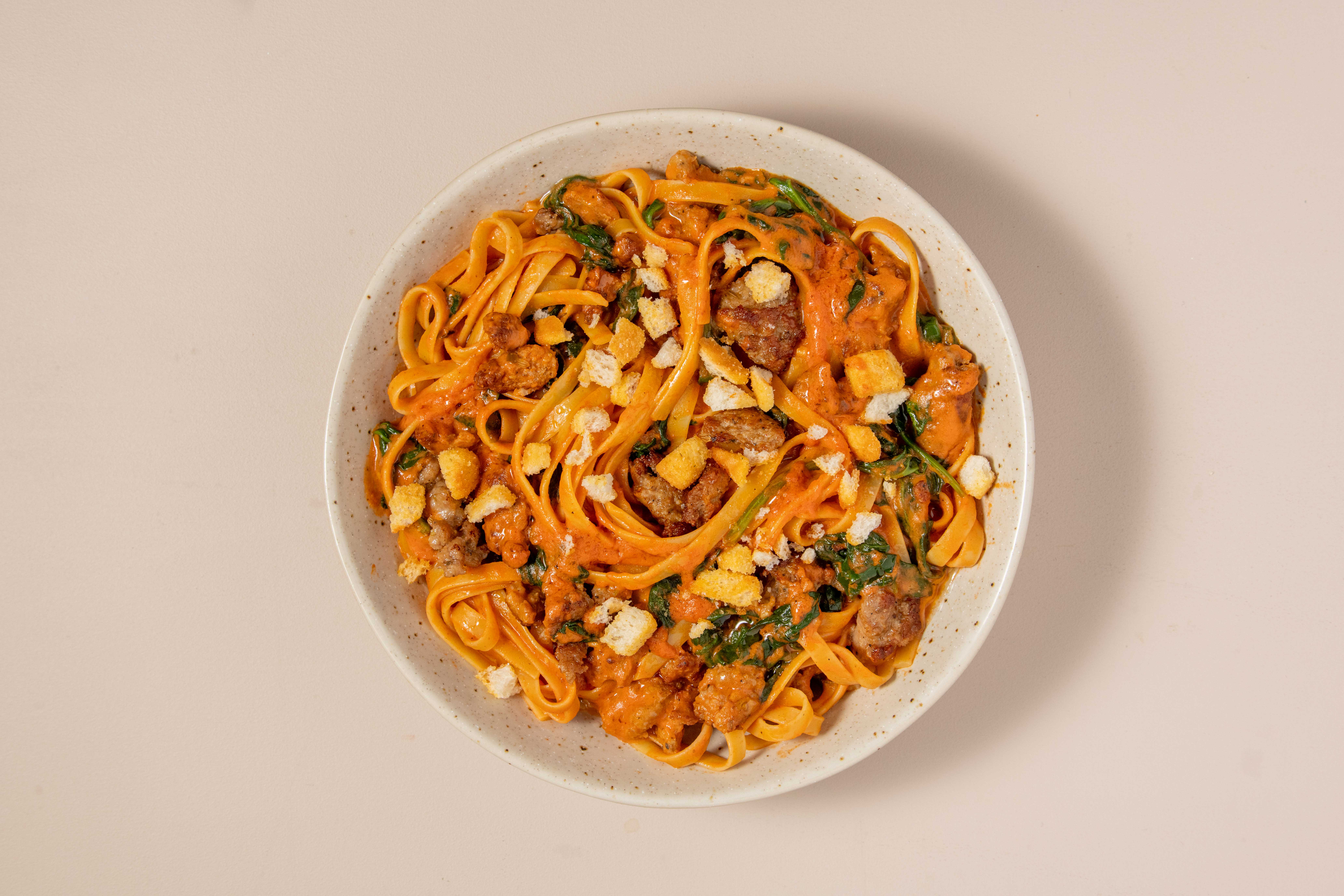 Italian Sausage Fettuccine Recipe Home Chef