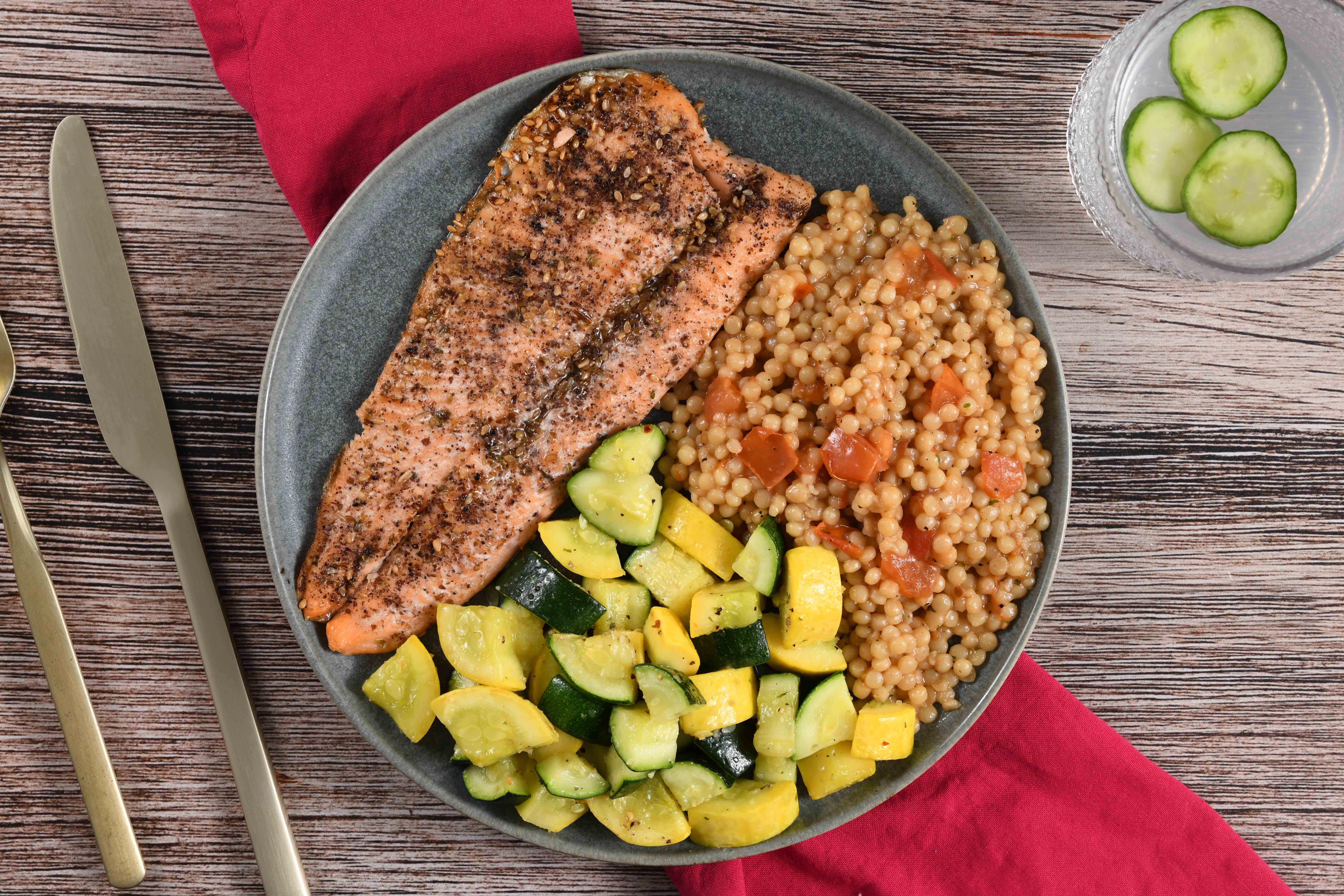 Za’atar Spiced Trout Recipe - Home Chef