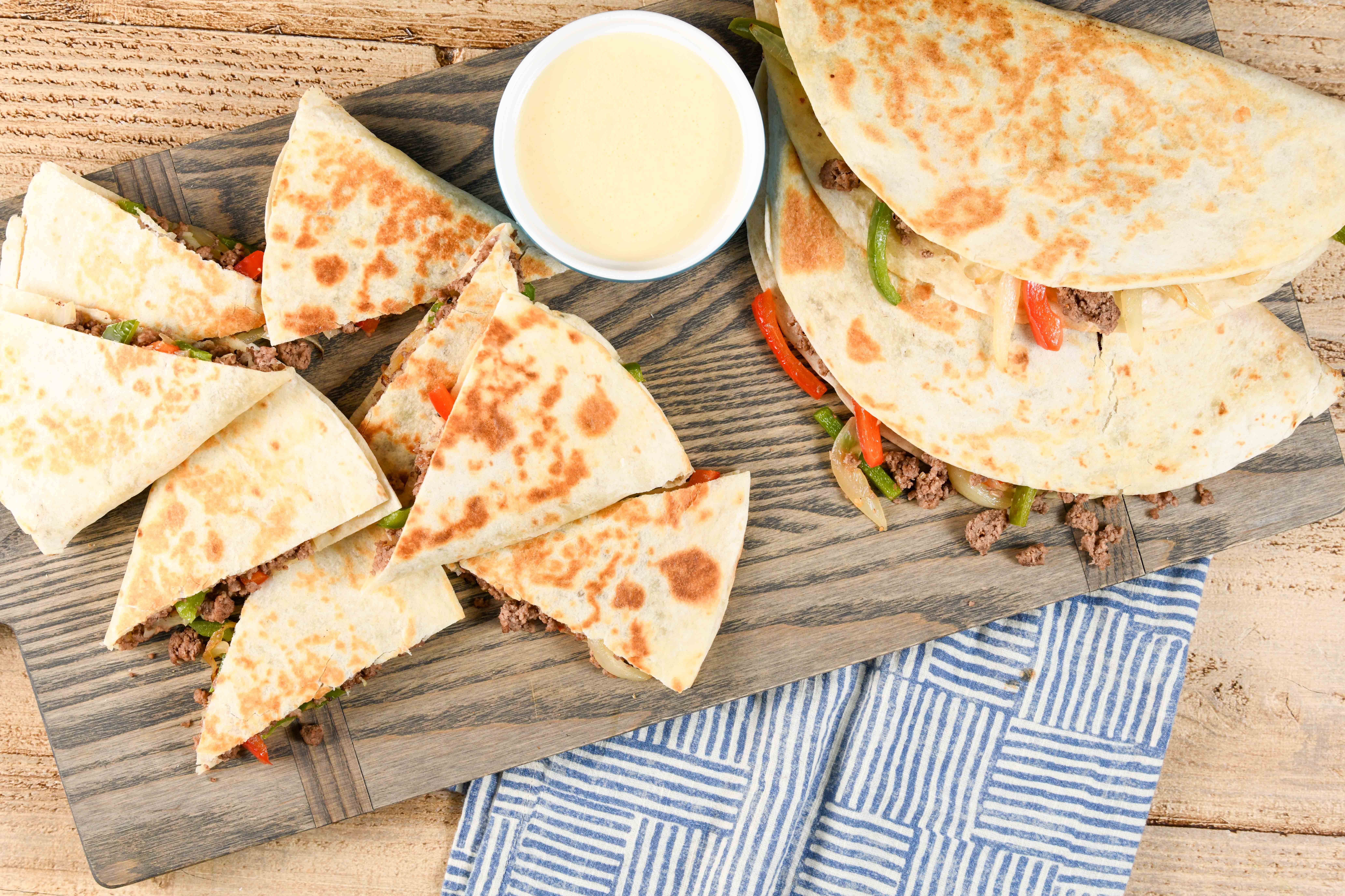 Philly-Style Beef Quesadilla Recipe - Home Chef