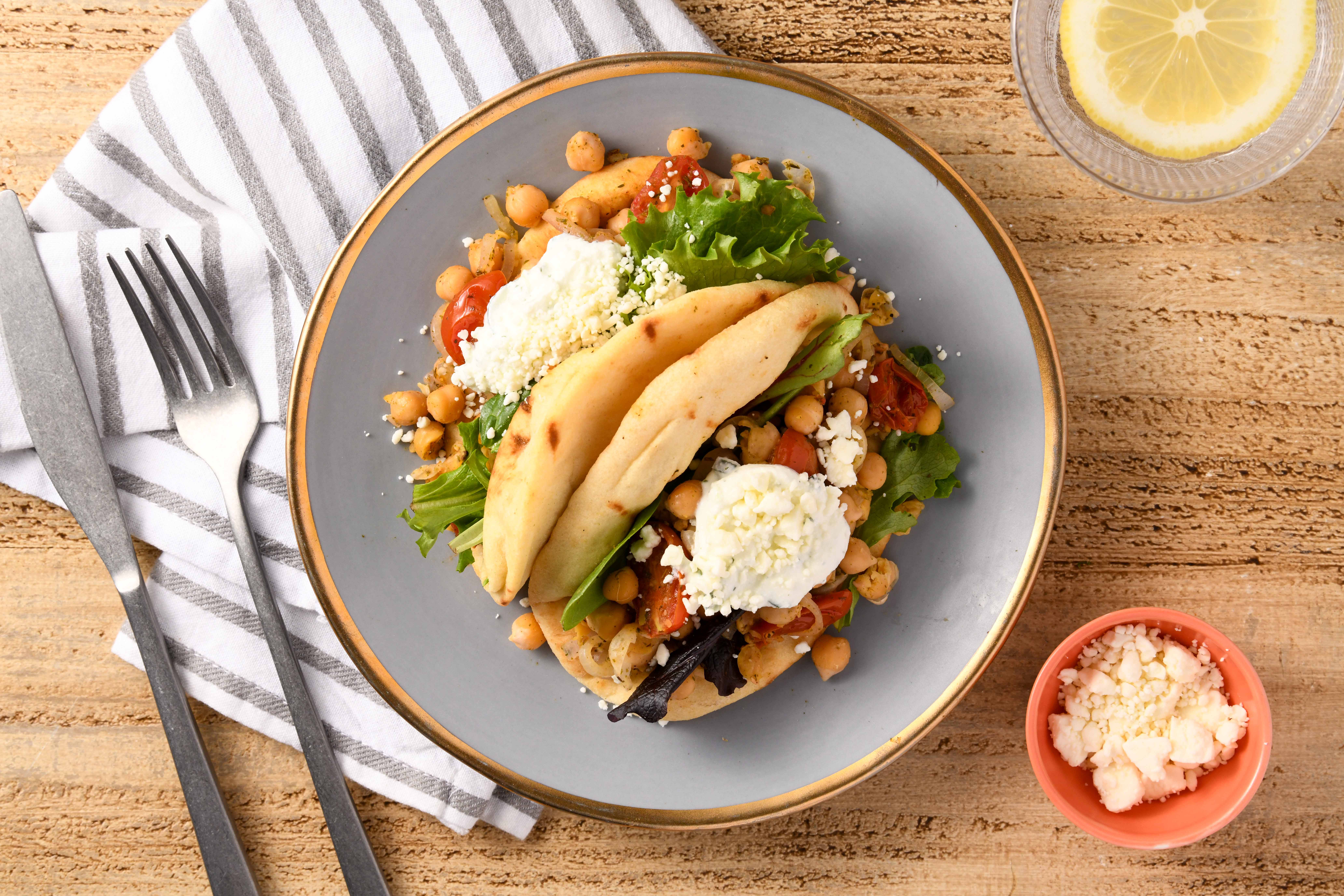 Chimichurri Chickpea Gyros Recipe - Home Chef