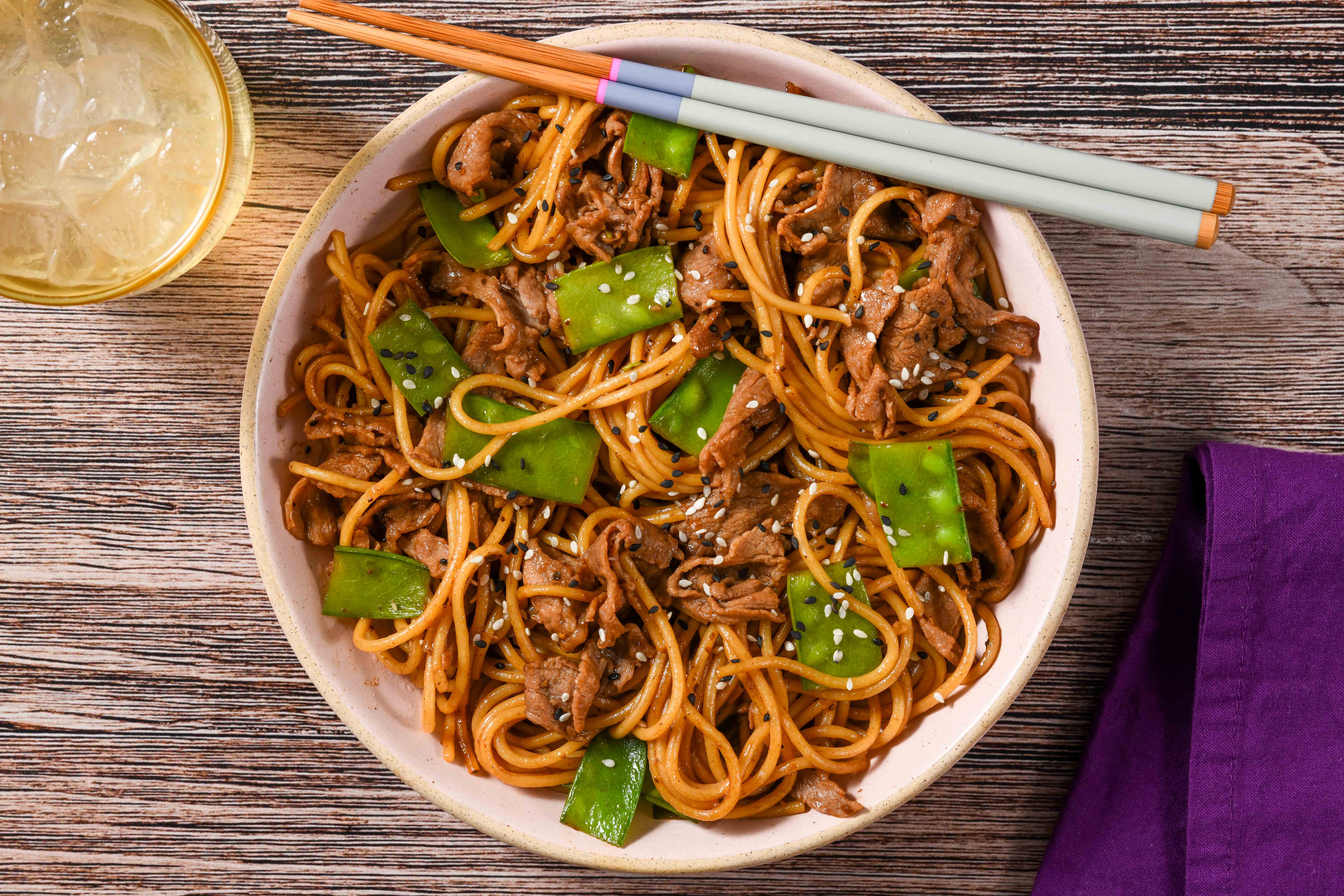 Mongolian Beef Lo Mein Recipe - Home Chef