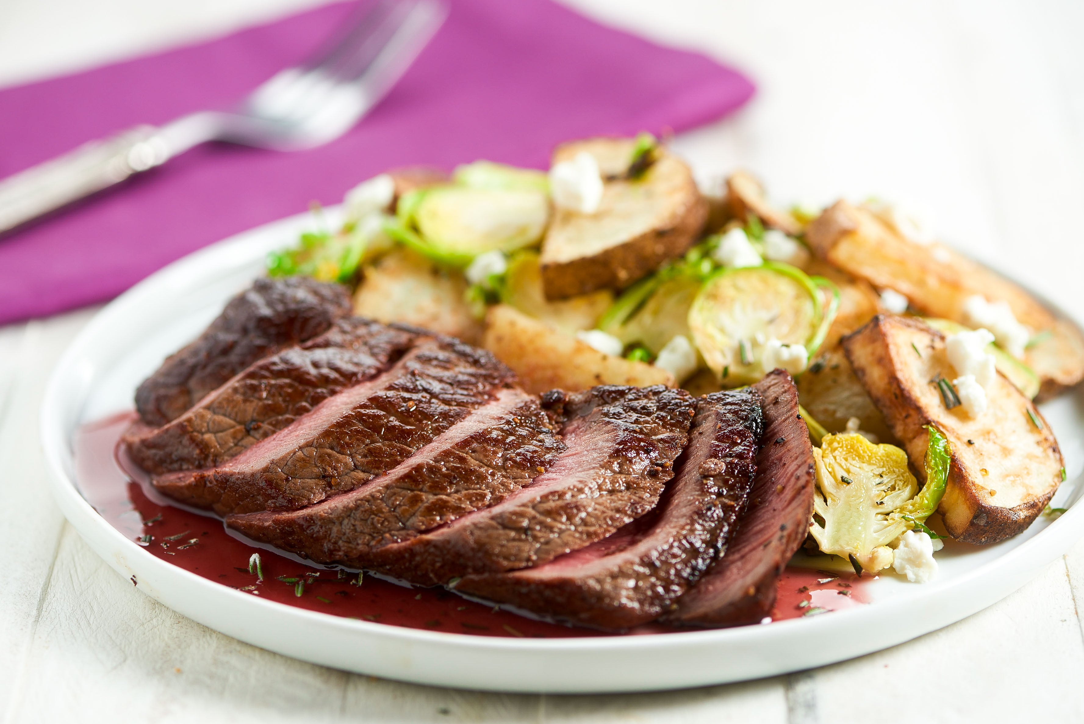 Sirloin with fig and red wine reduction recipe home chef