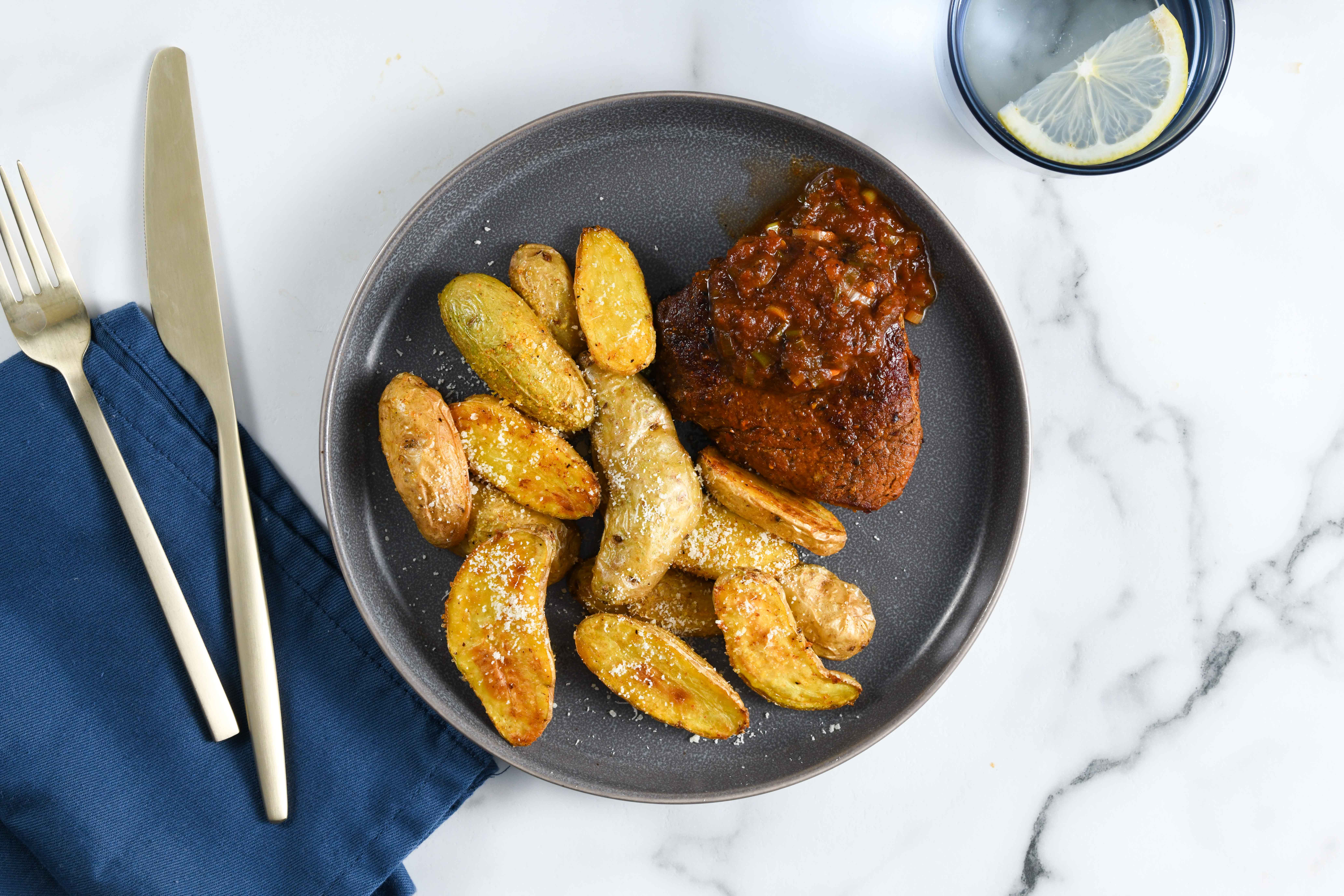 Sirloin with Fire Roasted Tomato Ragout Recipe - Home Chef