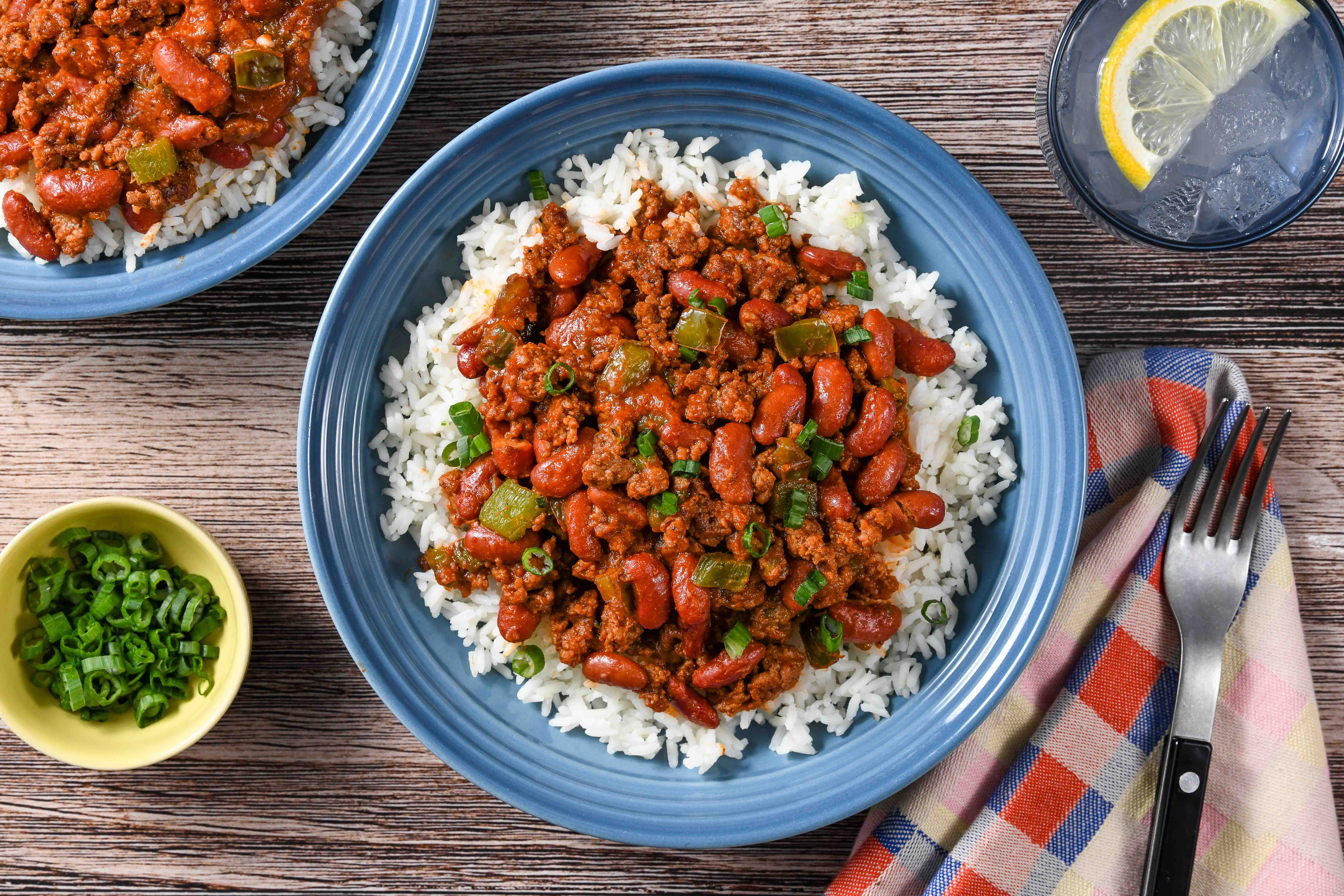 Cajun-Style Beefy Beans and Rice Recipe - Home Chef
