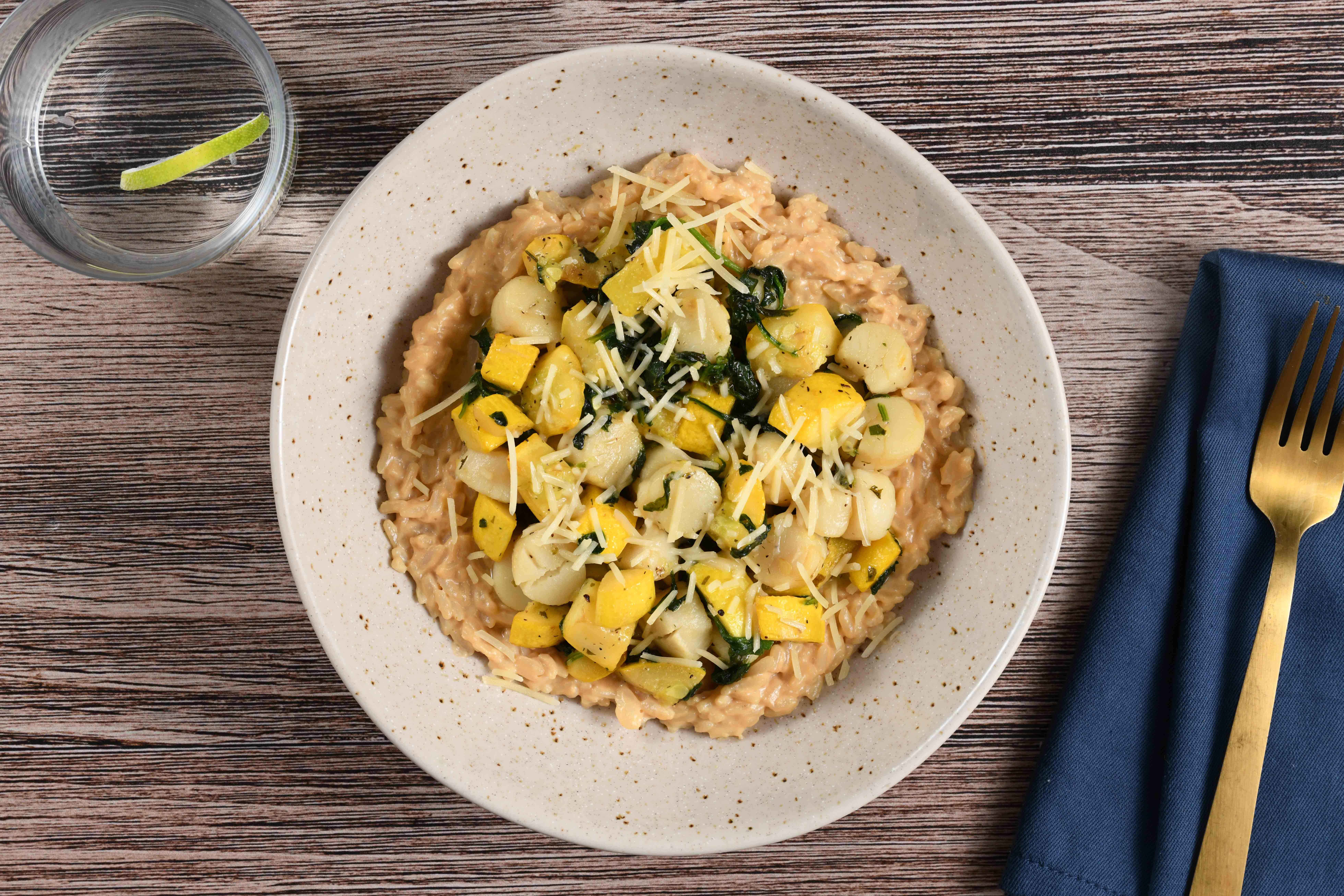 Small Scallops Risotto Petite Scallop Summer Risotto Recipe - Home Chef