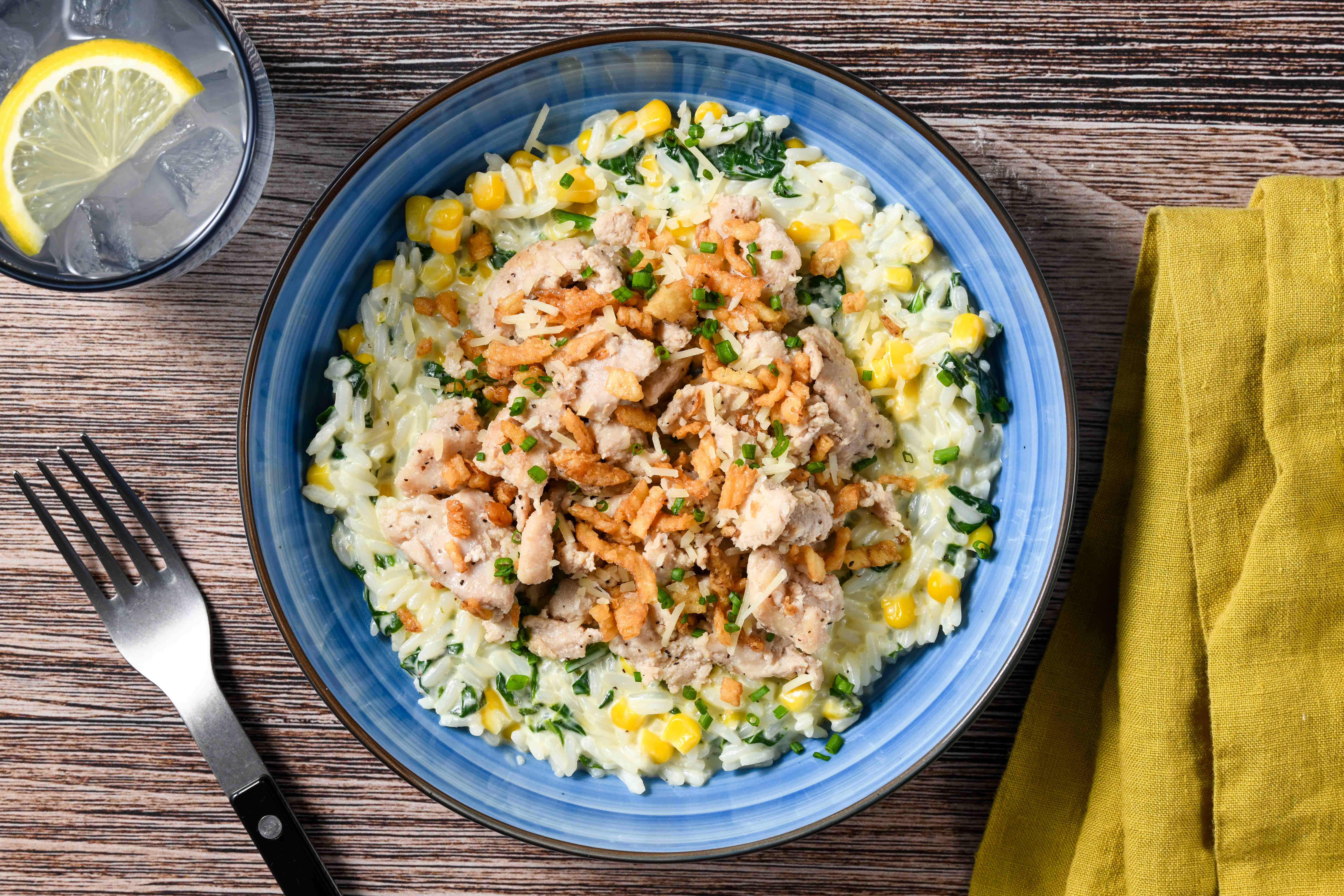 Speedy Lemony Chicken Risotto Recipe - Home Chef