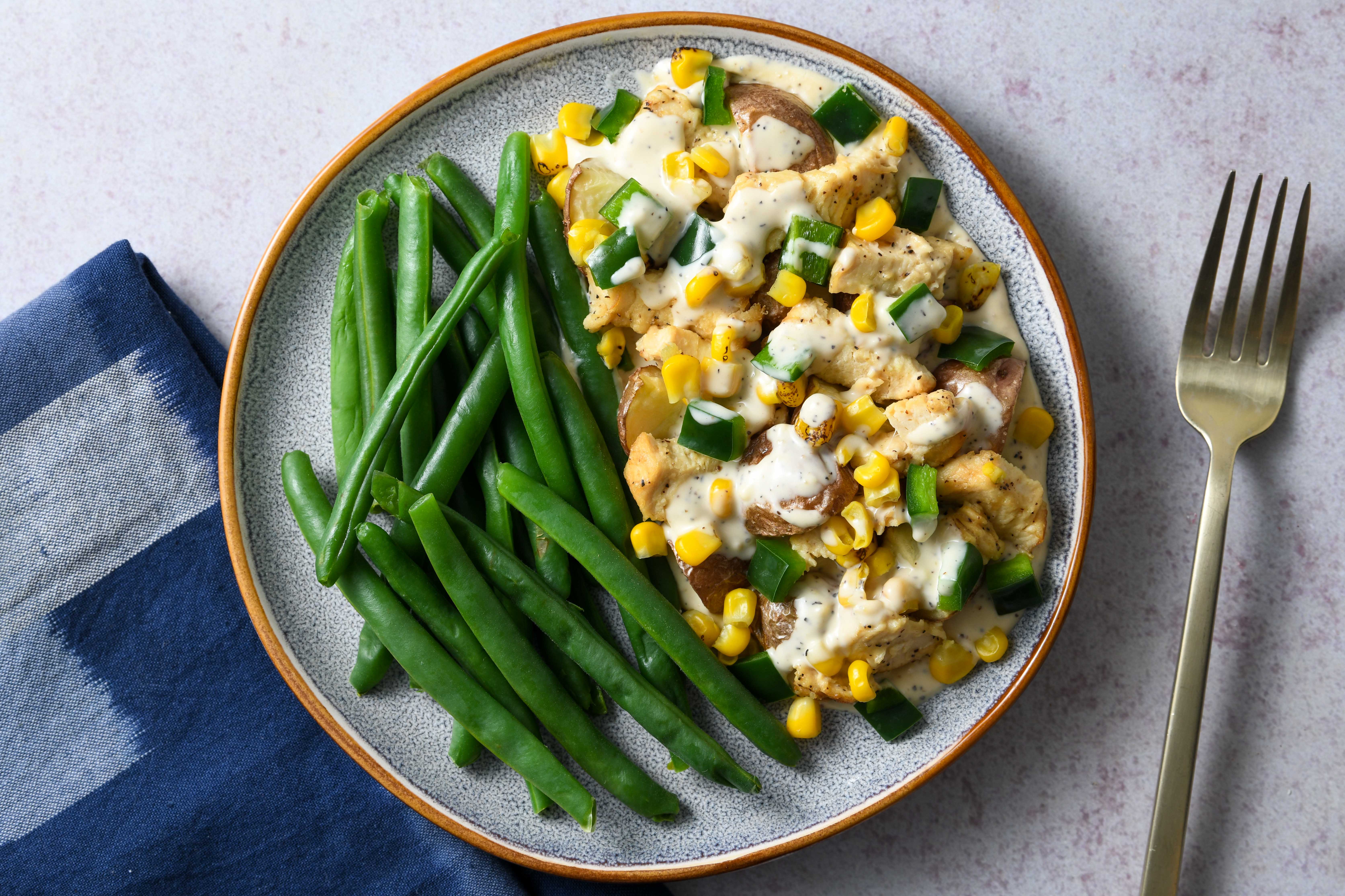 Southern Chicken and Corn “Chowder” Bowl Recipe - Tempo