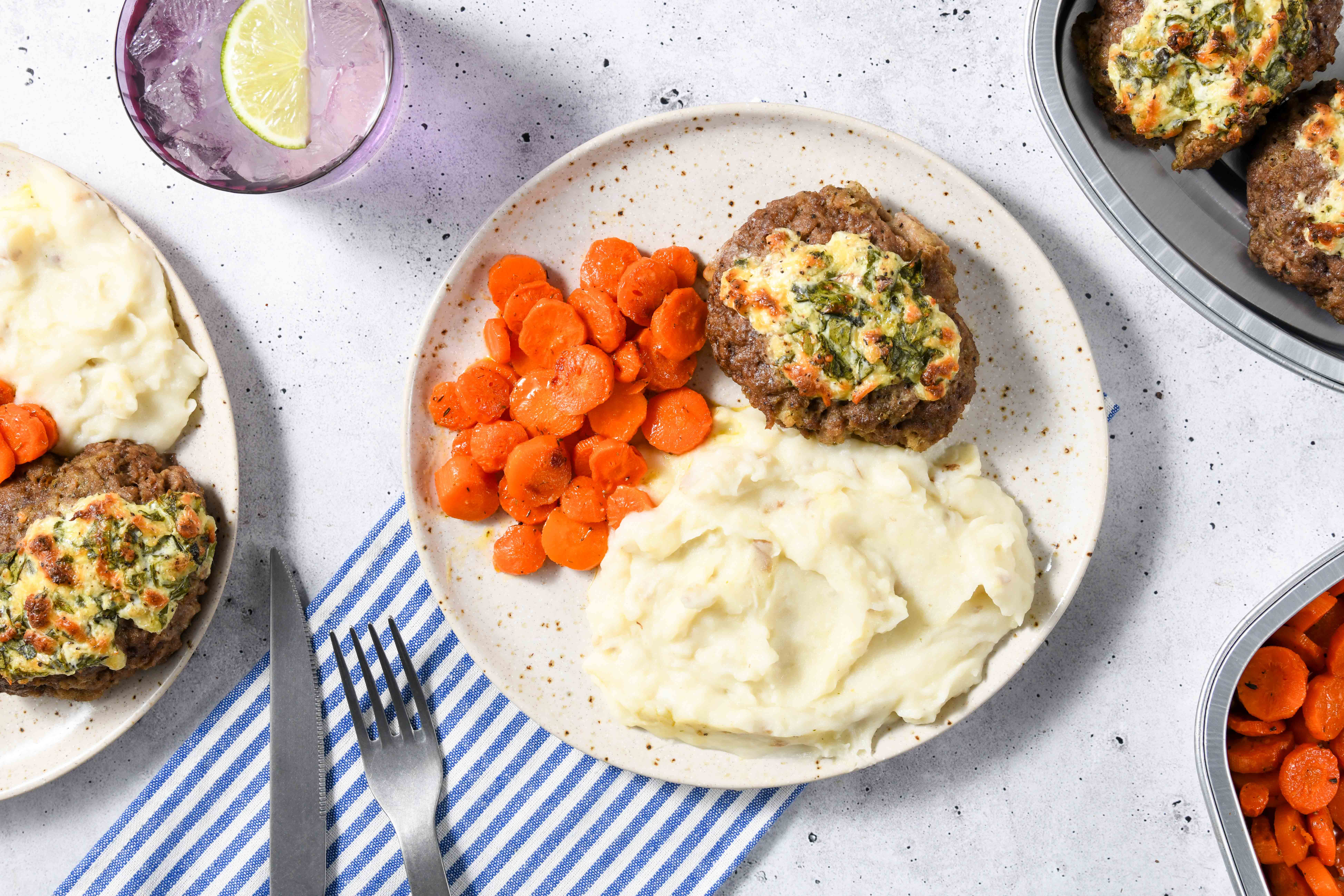 Potatoes Rockefeller Rockefeller Beef Meatloaf Recipe - Home Chef