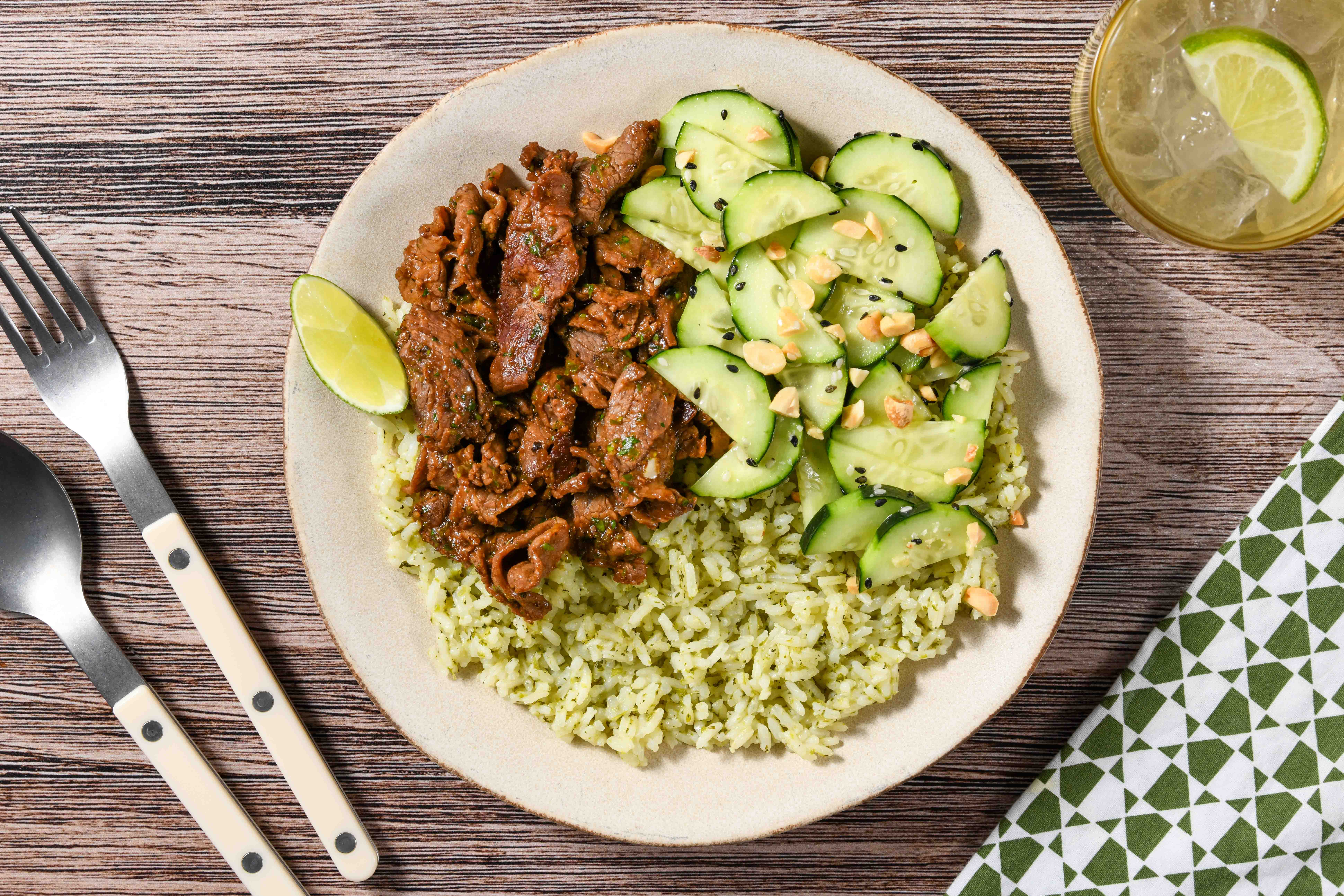 Thai Beef and Aromatic Rice Recipe - Home Chef