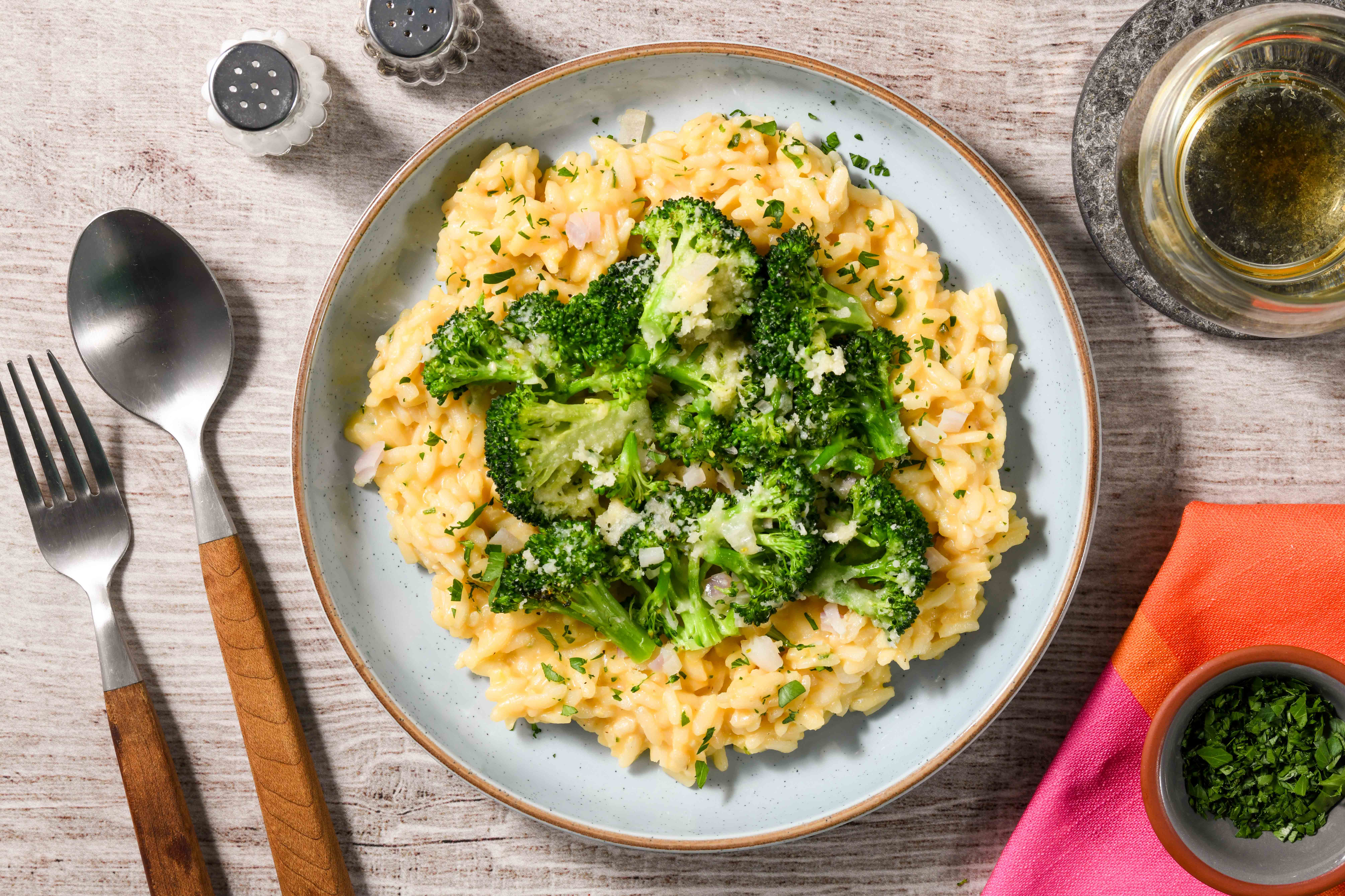 Two-Cheese Broccoli Risotto Recipe - Home Chef