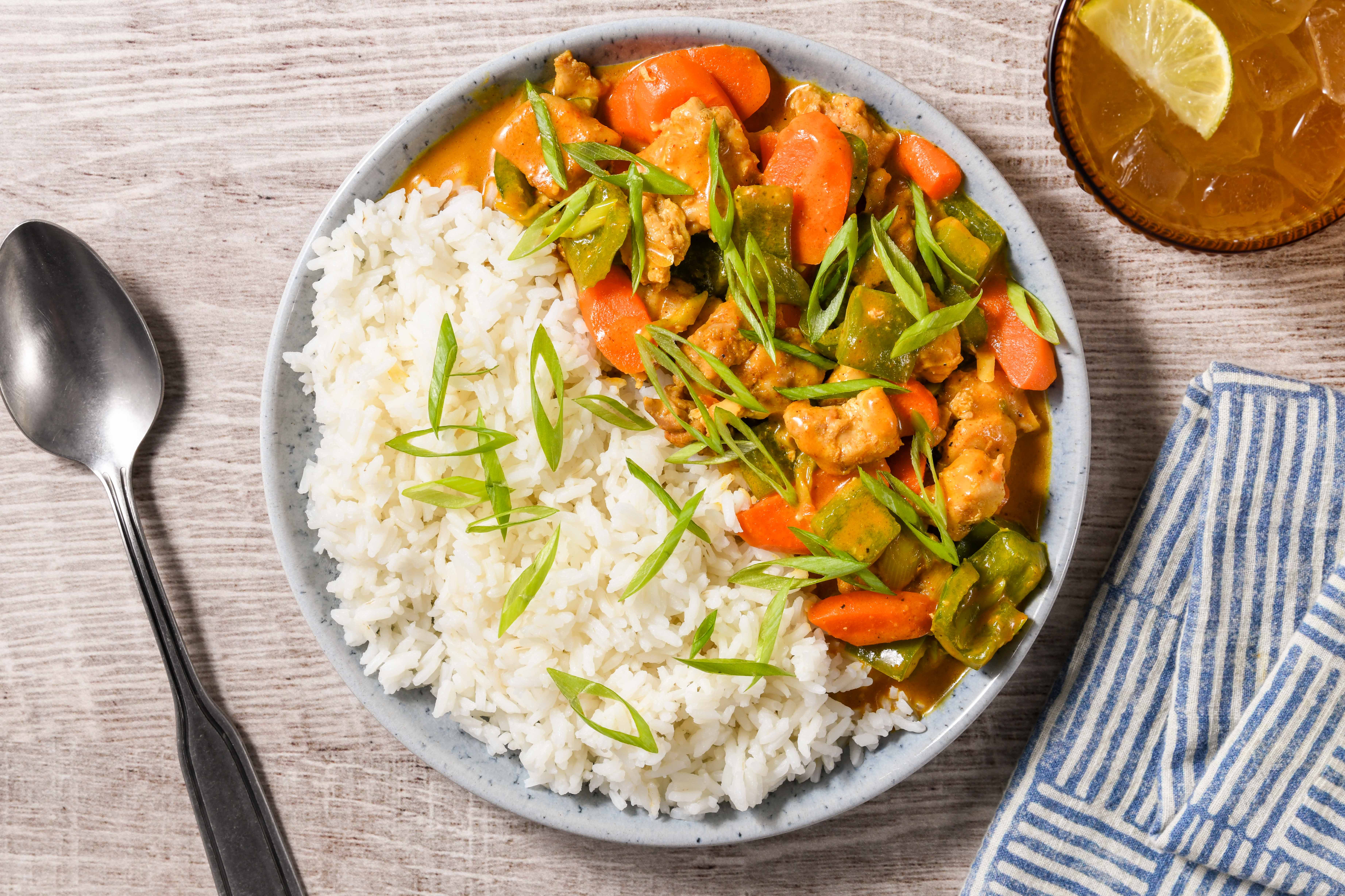 Kickin' Yellow Curry Chicken