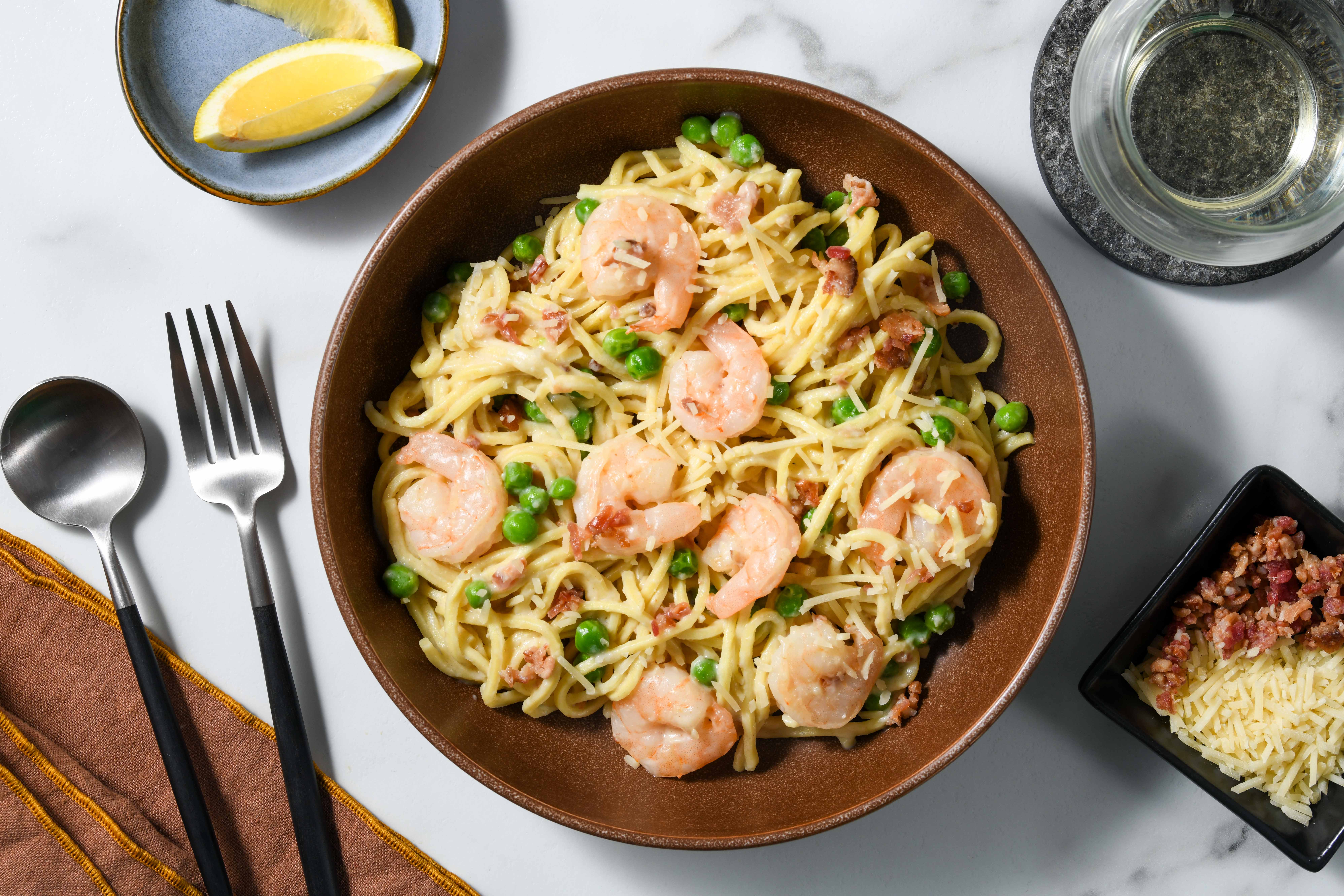 Shrimp Carbonara Recipe - Home Chef