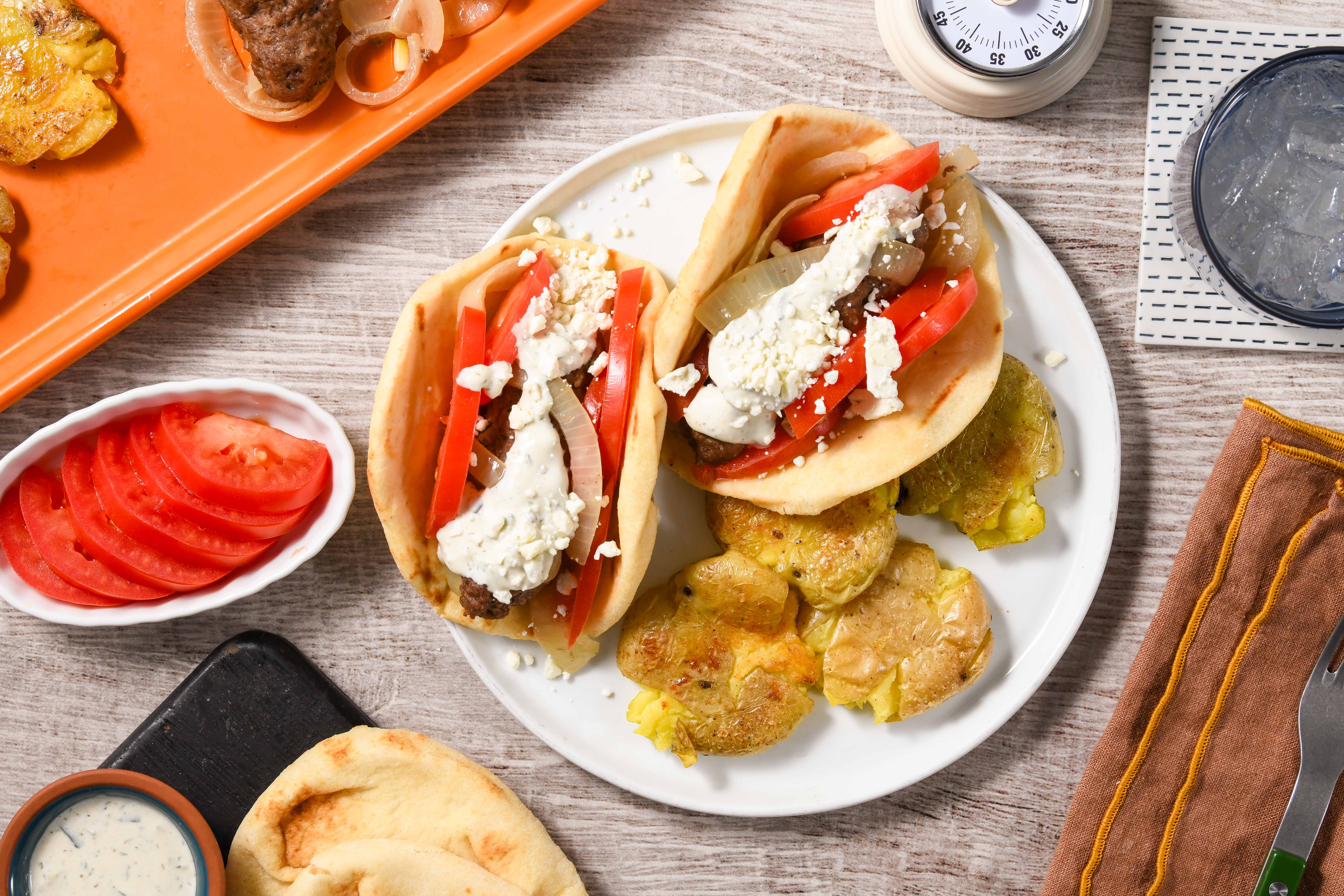 Beef Gyro Wraps Recipe - Home Chef