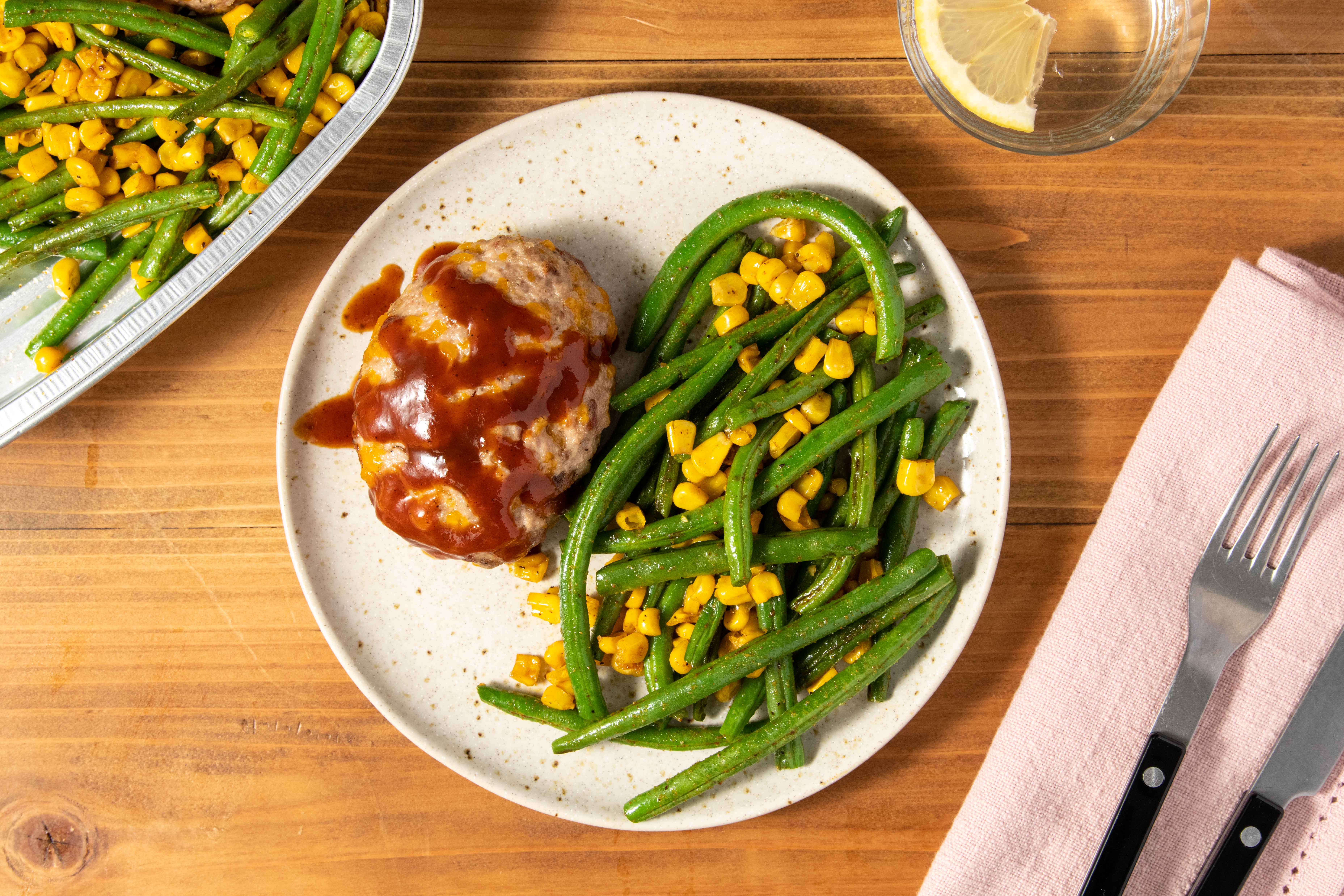 Smothered (with Bacon & Cheese) Pork Meatloaf