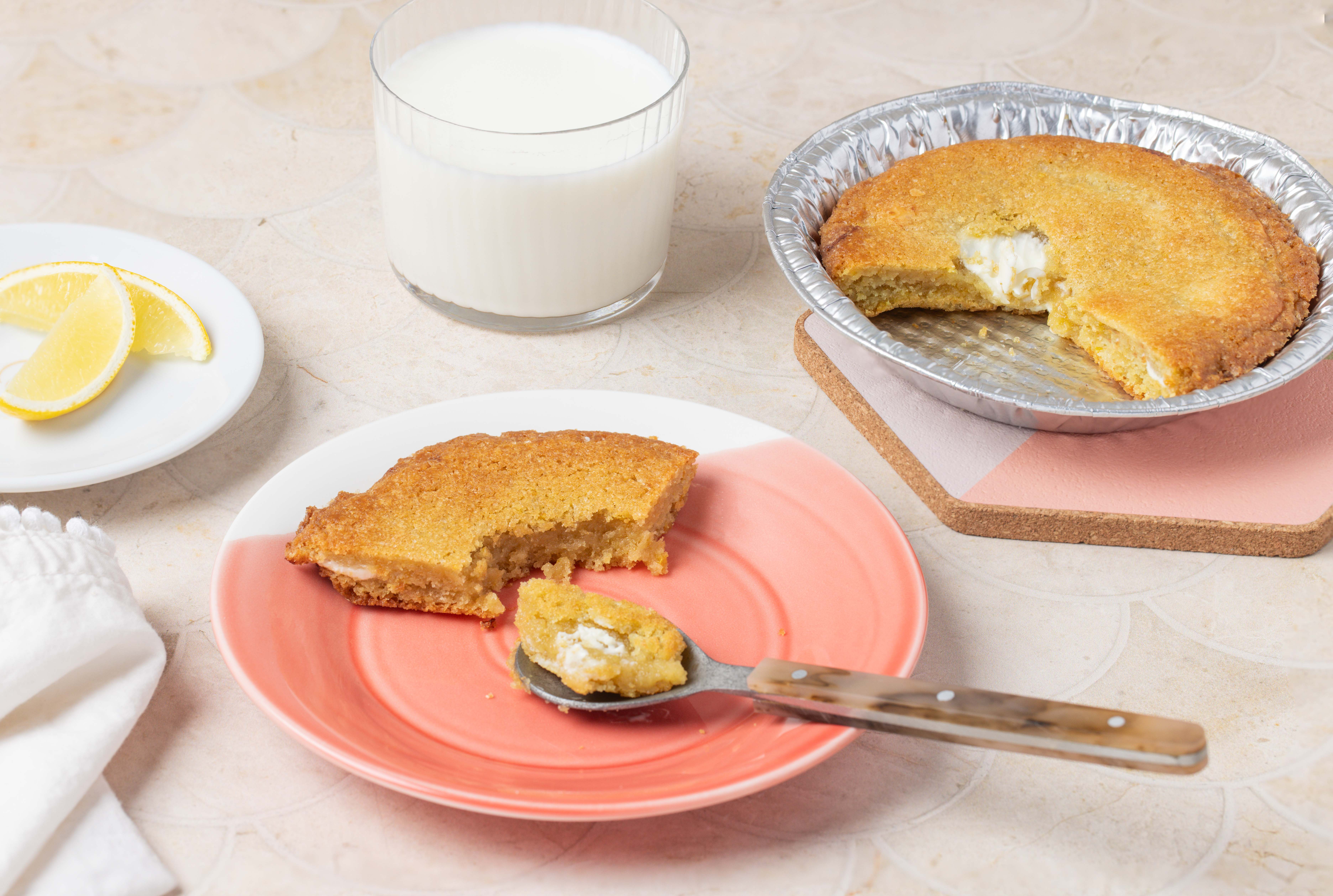 Lemon White Chocolate Cookie Skillet