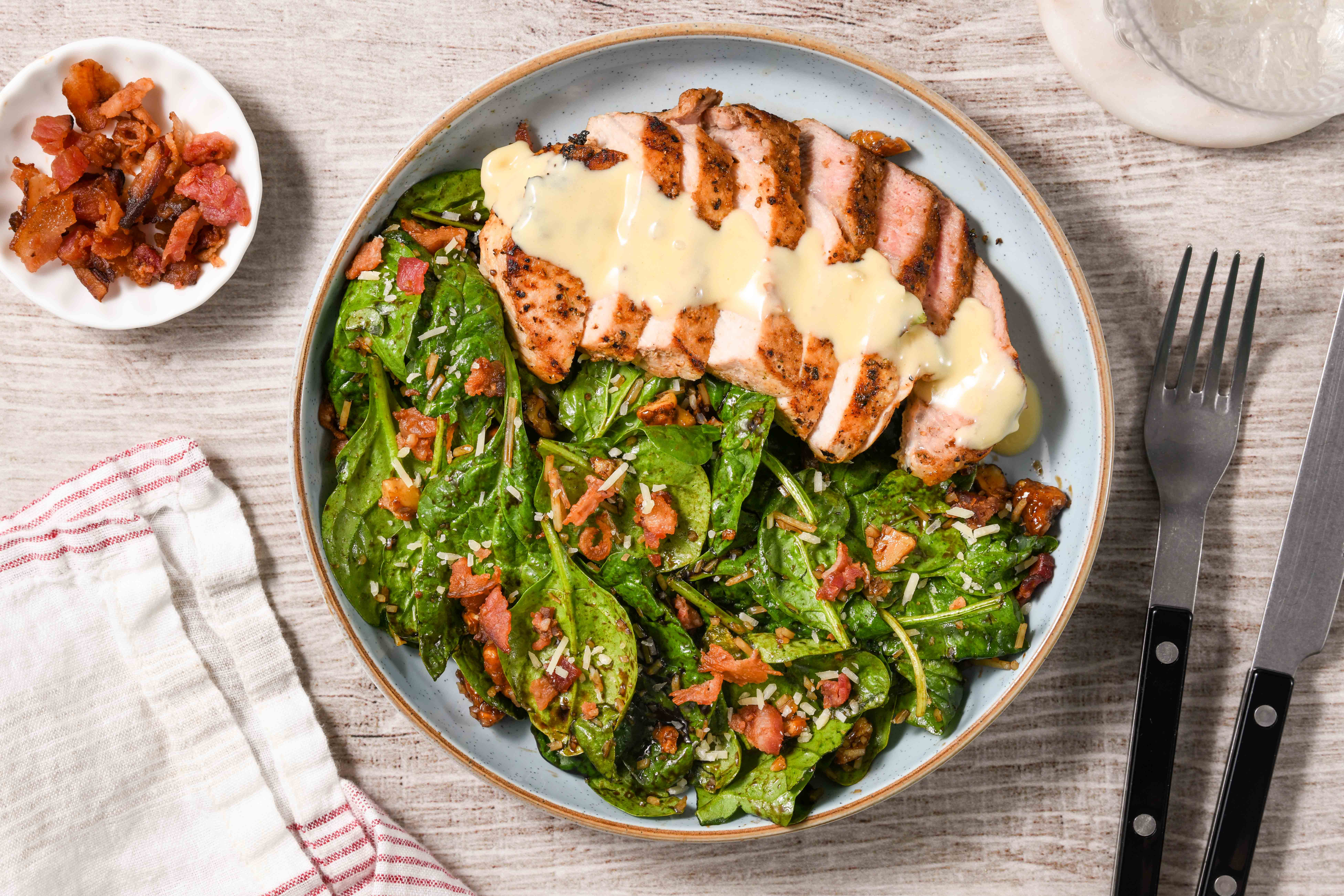Pork Chop with Dijon Butter