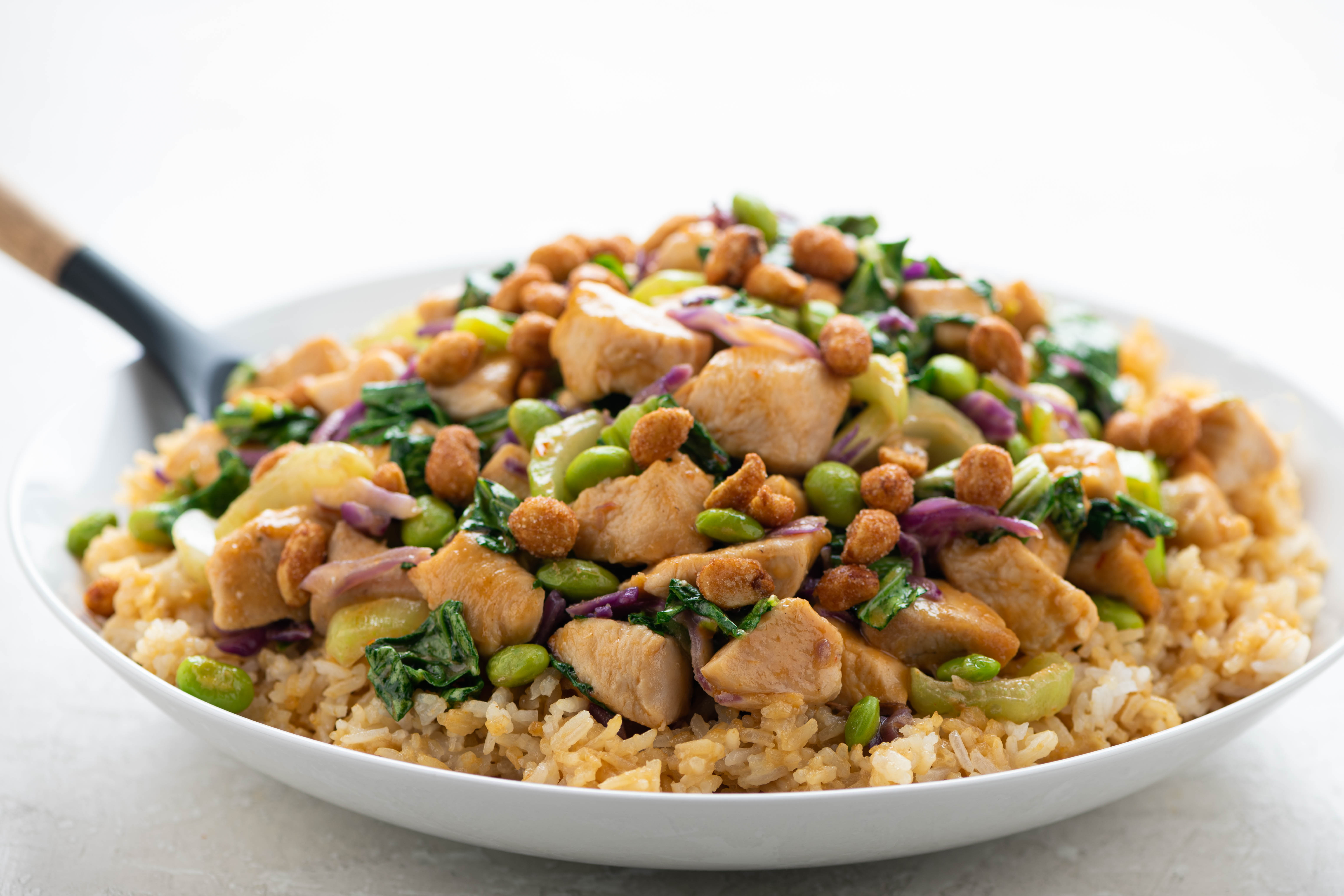 Satay Rice Chicken Satay Rice Bowl Recipe - Home Chef
